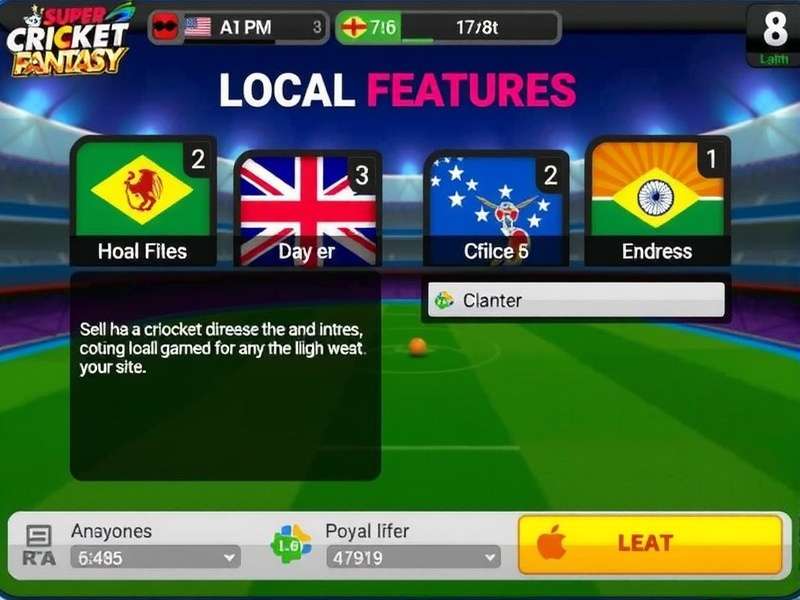 Super Cricket Fantasy Localization Features